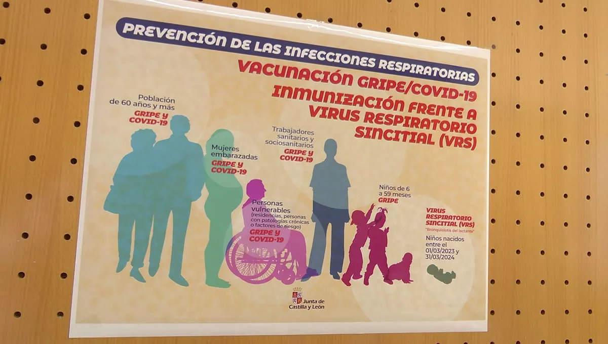Cartel vacunación gripe (Foto: EuropaPress)