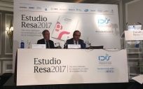 El presidente del IDIS, Luis Mayero; y el secretario general de Sanidad, José Javier Castrodeza.