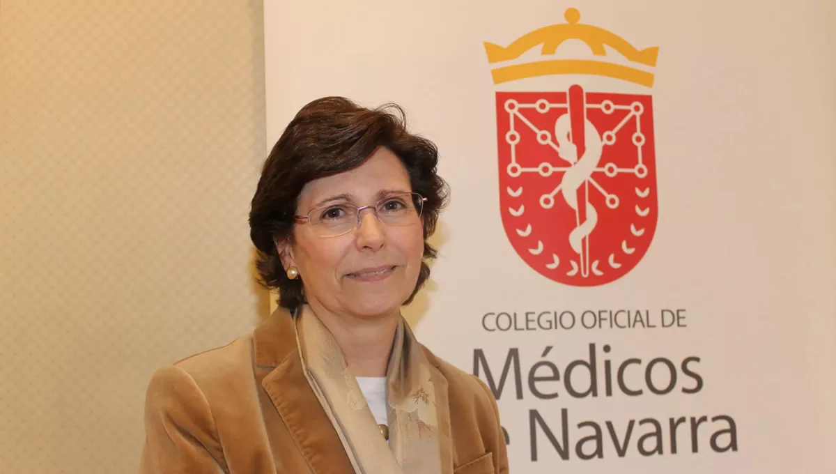 La Dra. Pilar León (FOTO: Colegio de Médicos de Navarra)