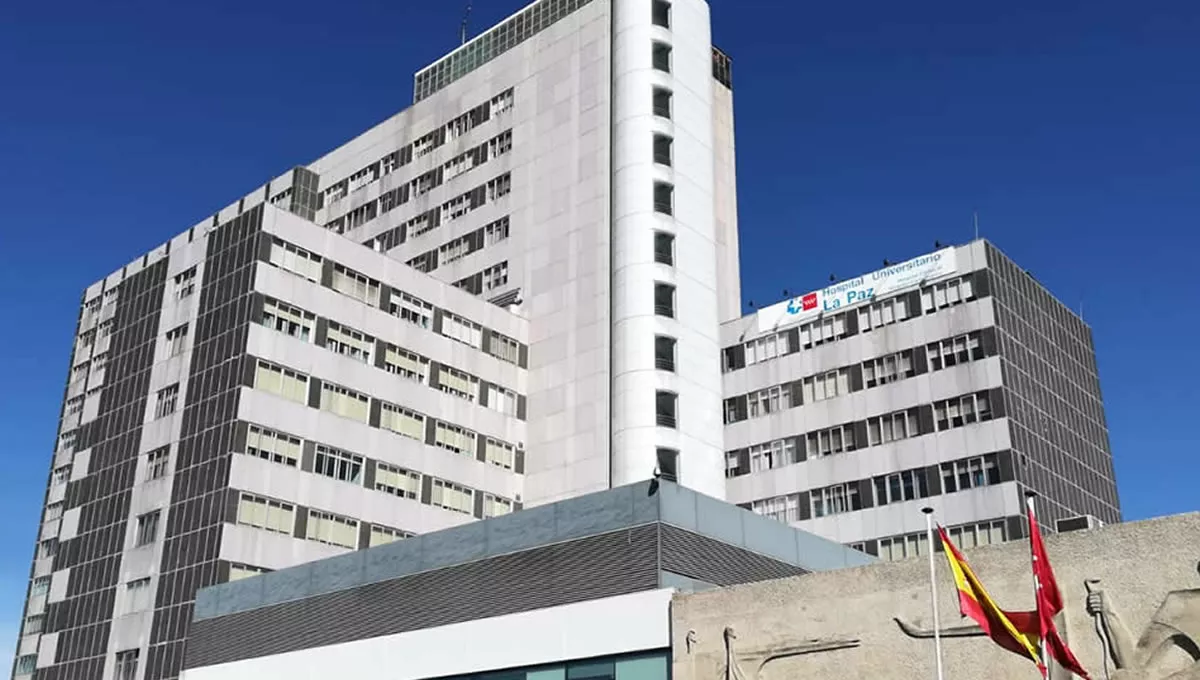 Fachada del Hospital La Paz en Madrid