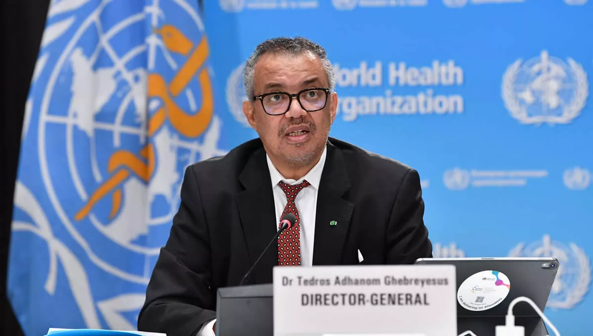 El director general de la Organización Mundial de la Salud (OMS), Tedros Adhanom Ghebreyesus (Foto: Europa Press/Contacto/Lian Yi)