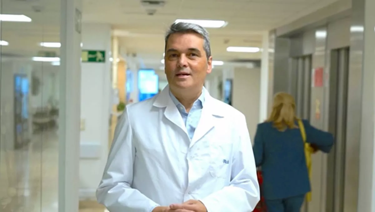 El doctor José Ángel García Sáenz en la Unidad de Tumores de Mama del Hospital Ruber Internacional. (Foto: Hospital Ruber Internacional)