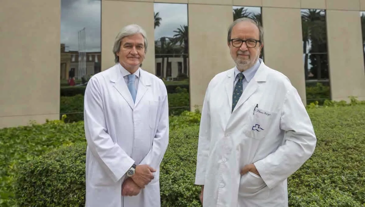 Doctores Robert Soler y Lluis Orozco, del Instituto de Terapia Regenerativa Tisular (ITRT) en Centro Médico Teknon (Foto: Quirónsalud)