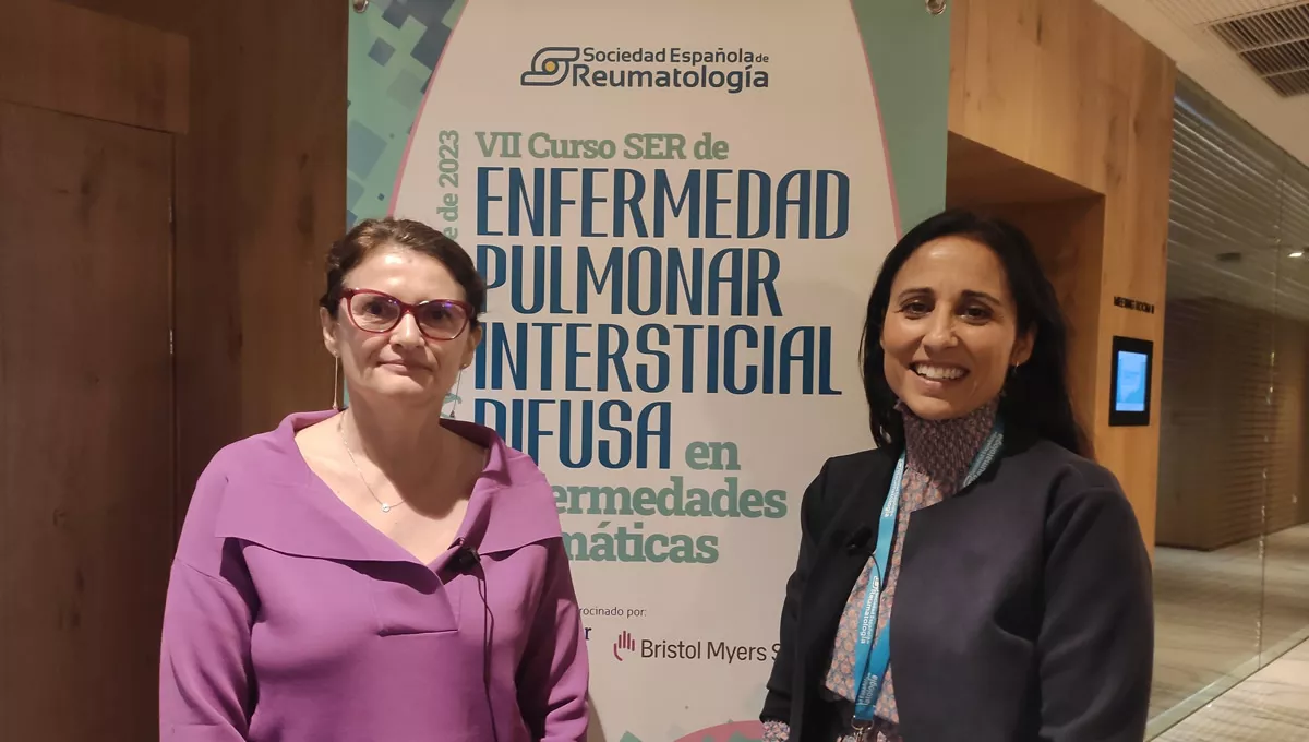 Dras. Paloma García De la Peña, de la SER y la Dra. Raquel Pérez, de la Sociedad Española de Neumología y Cirugía Torácica (Foto: SER)