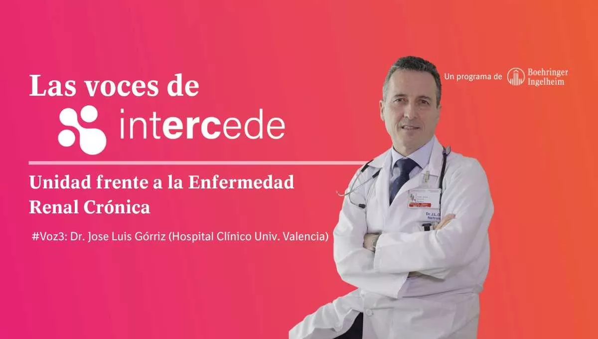 El Dr. José Luis Górriz, jefe del servicio de Nefrología en el Hospital Clínico Universitario de Valencia y coordinador del programa IntERCede
