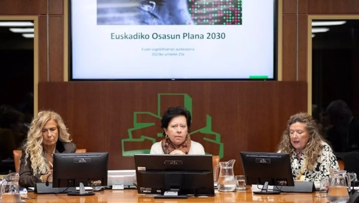 Presentación del plan sanitario vasco para 2024. (Gob. Vasco)