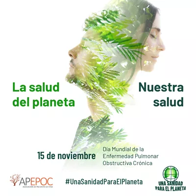 Cartel de la campaña 'Una Sanidad para el planeta' (Foto. Apepoc)