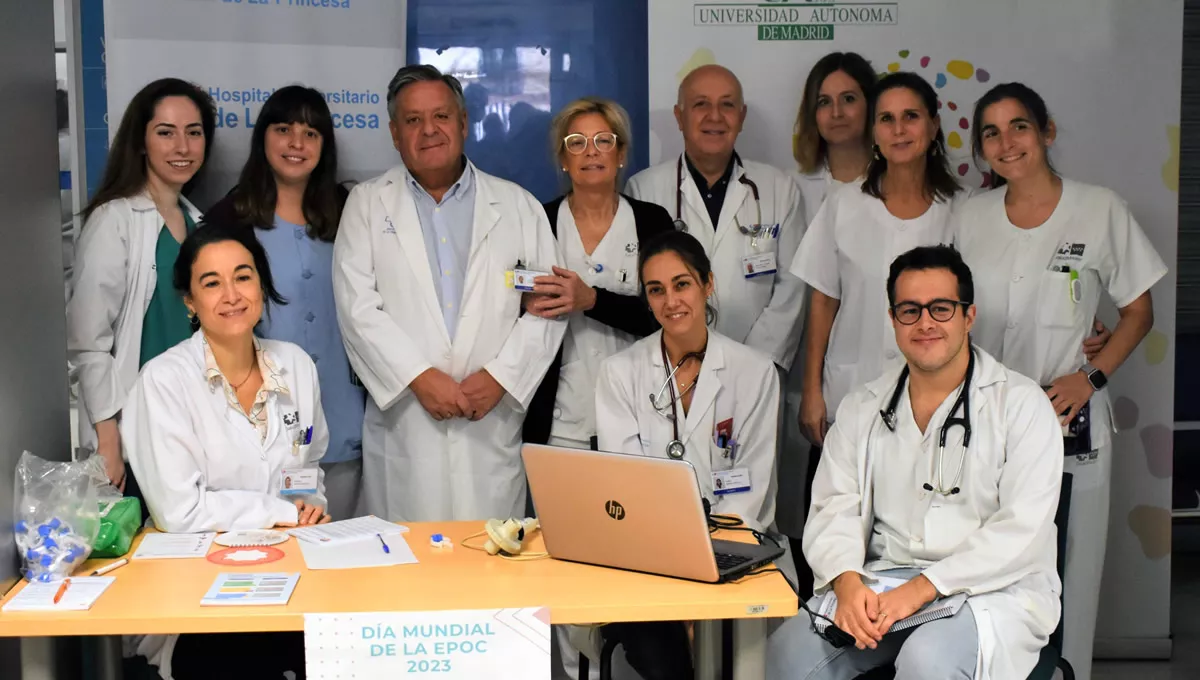 Celebración del Día Mundial de la EPOC en el Hospital Universitario de La Princesa (Foto: Hospital Universitario de La Princesa)
