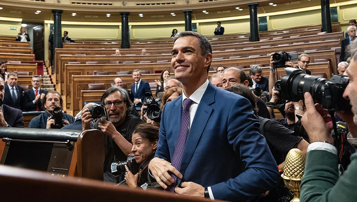 Pedro Sánchez, investido presidente del Gobierno (Foto: PSOE)