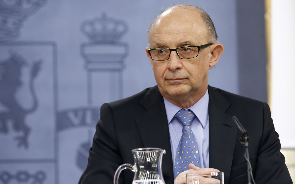 El ministro de Hacienda, Cristóbal Montoro, tiene intervenidas las cuentas de la Generalitat.