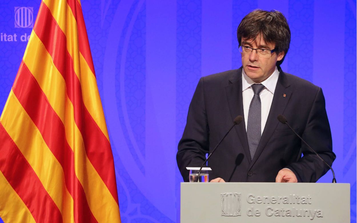 El expresidente de Cataluña, Carles Puigdemont