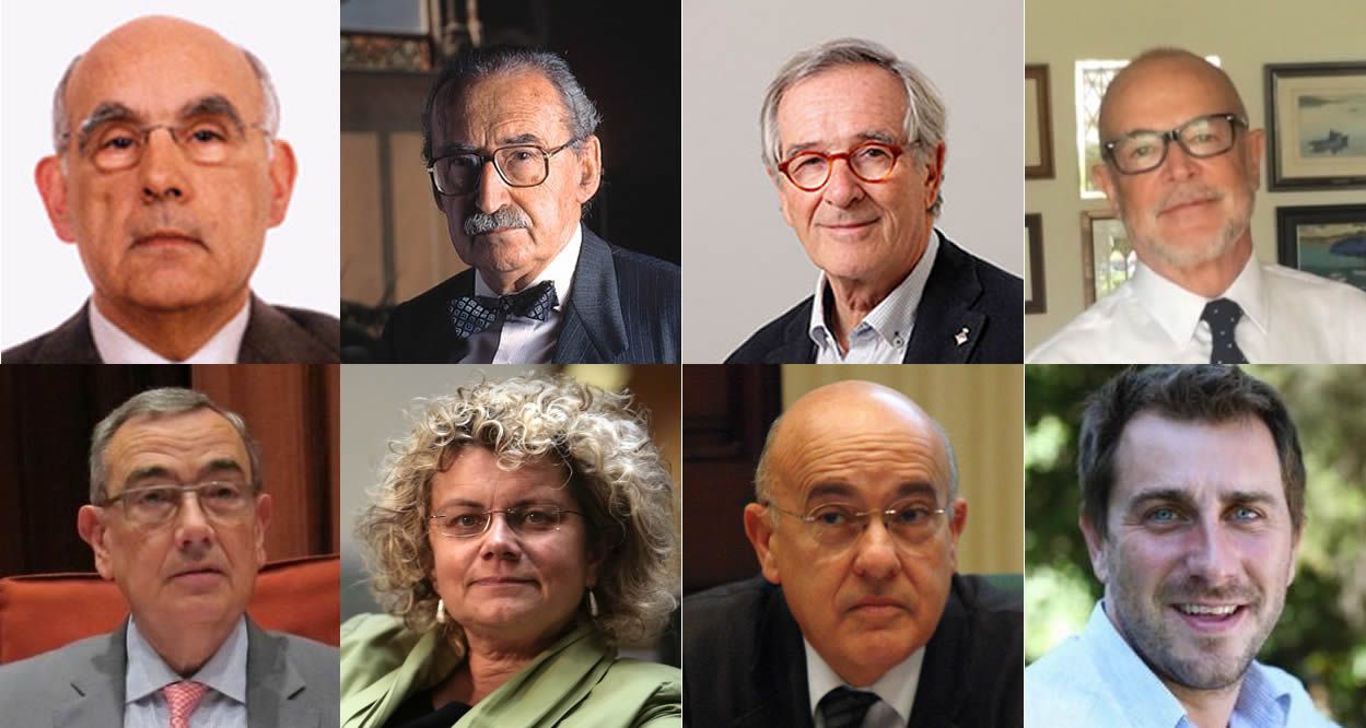 Consejeros de Sanidad catalanes a lo largo de estos 40 años.