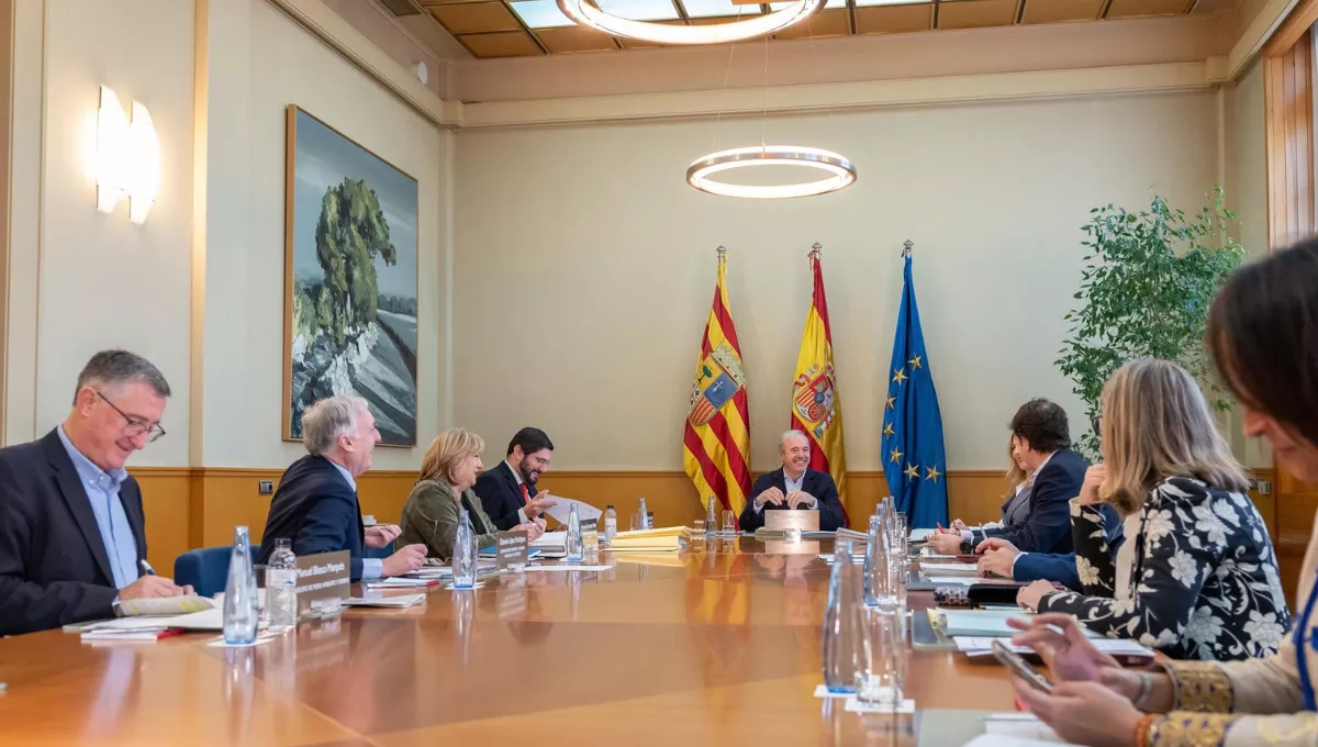 Reunión del Consejo de Gobierno de Aragón. (Fabian Simón)
