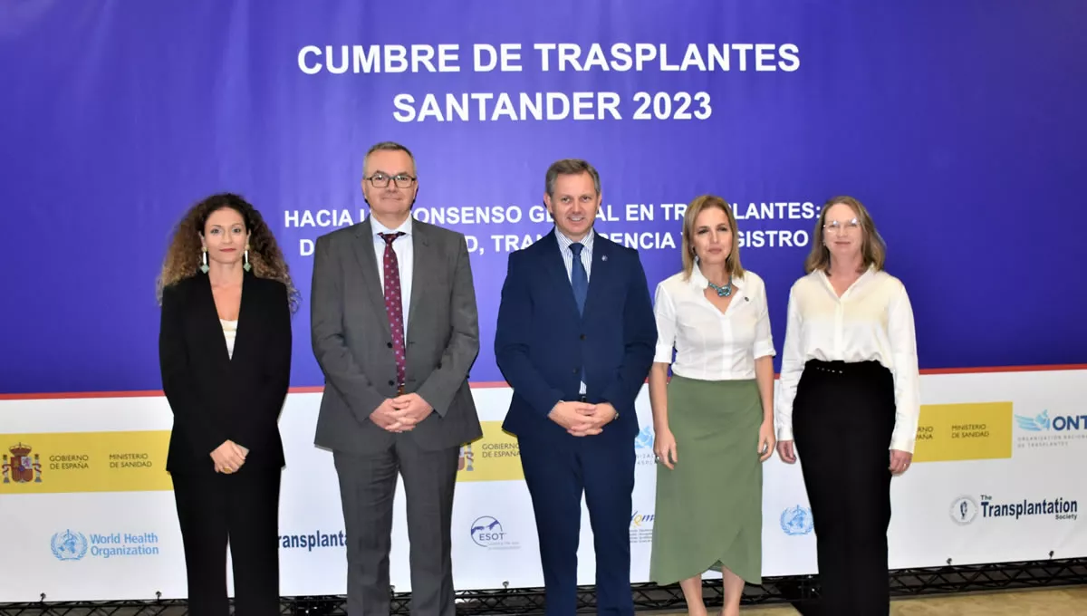 El exministro Jose Miñones durante la Cumbre de Transplantes Santander 2023 (Fuente: ONT)