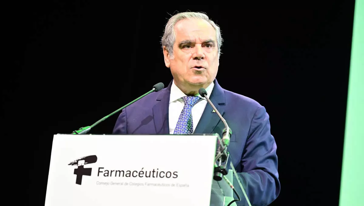 El presidente del CGCOF, Jesús Aguilar, durante su intervención en los Premios Panorama. (Foto: CGCOF)