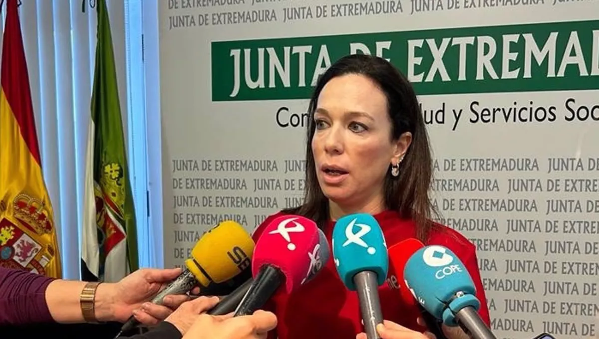 Sara García España, consejera de Salud y Servicios Sociales de la Junta de Extremadura Fuente EP