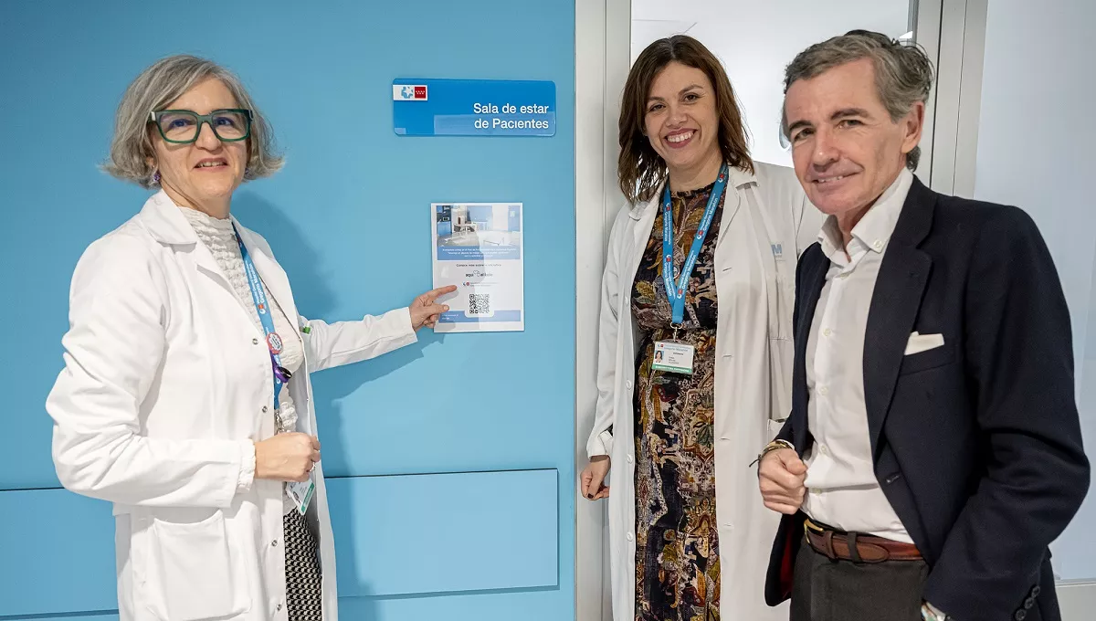 Visita al nuevo Coworking en Oncología. (Foto: Hospital Gregorio Marañón)