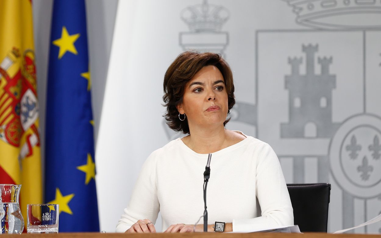Soraya Sáenz de Santamaría, vicepresidenta del Gobierno.