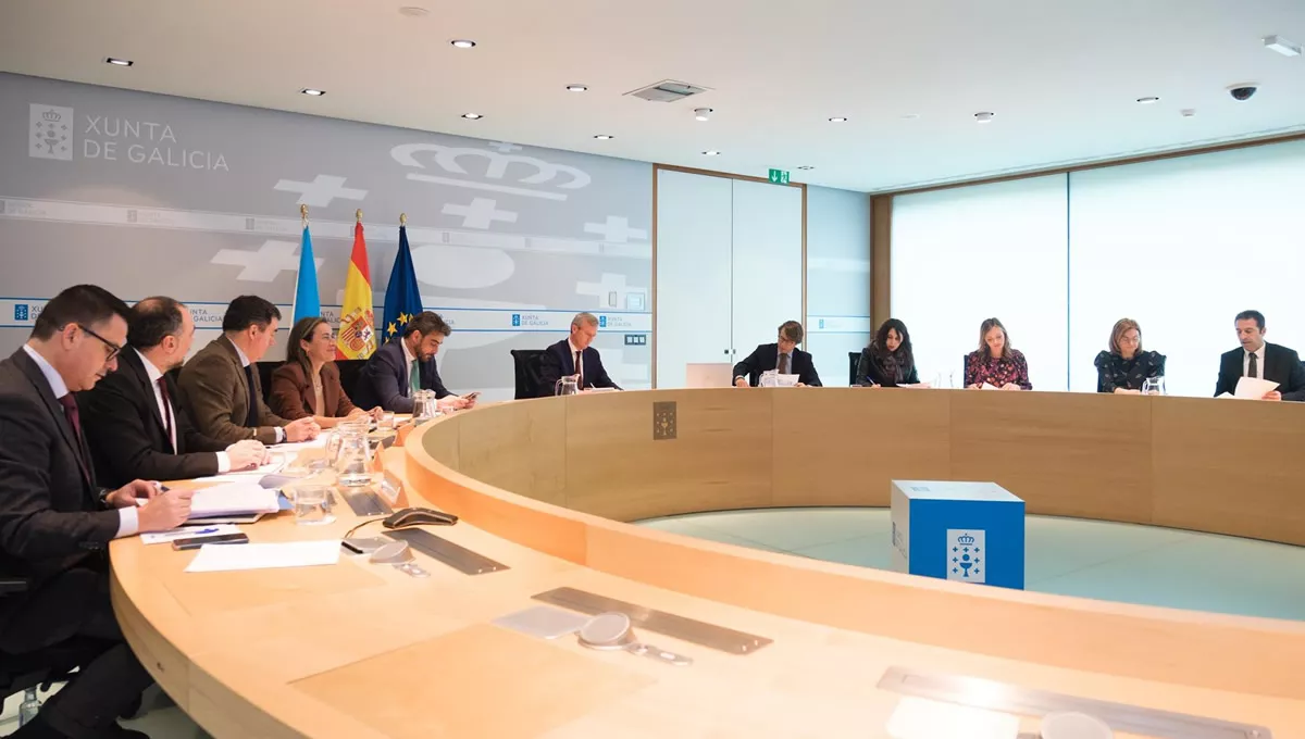 Consello de la Xunta del 18 de enero de 2024 presidido por Alfonso Rueda. (Foto: EP/Xunta)