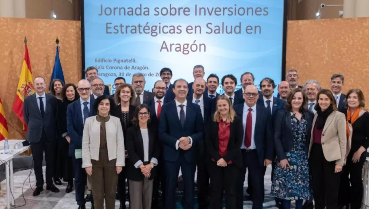 Participantes en las Jornada sobre Inversiones Estratégicas en Salud en Aragón (Foto. Gobierno de Aragón)