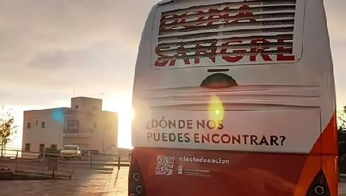 Punto móvil de donación de sangre. (Foto: Gobierno de Canarias)