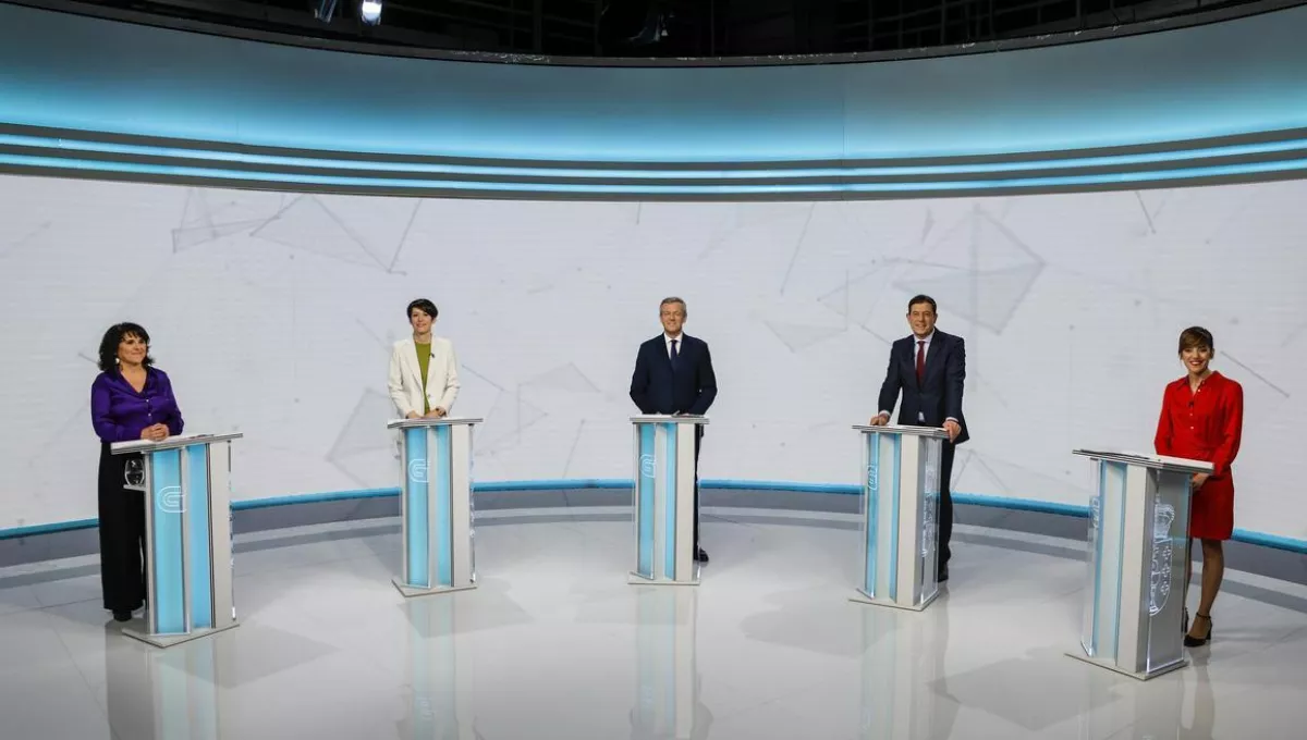 Candidatos a las elecciones gallegas. (Televisión de Galicia)