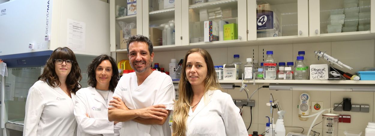 El grupo de investigación en Imagen Médica Molecular de Valld’Hebron Institut de Recerca (Vhir), liderado por el doctor J. Raul Herance, responsable del estudio.