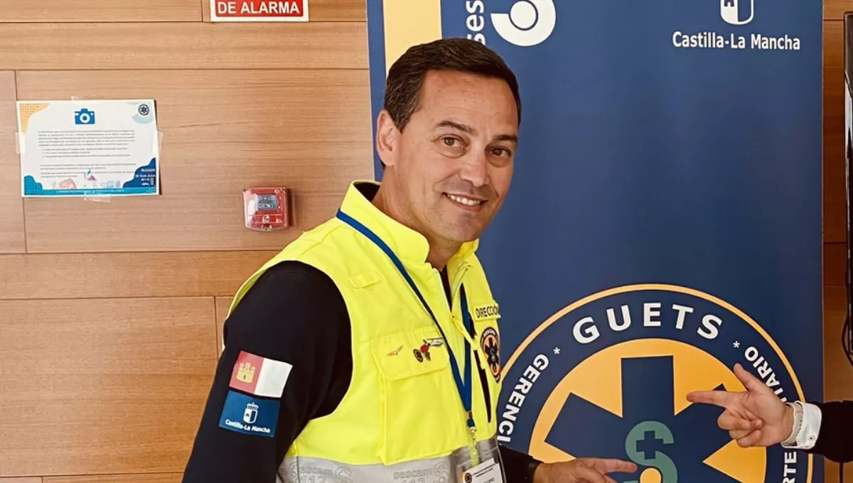 El gerente de Urgencias, Emergencias y Transporte sanitario del SESCAM, Alberto López Ballesteros, atiende a ConSalud.es (Sescam)