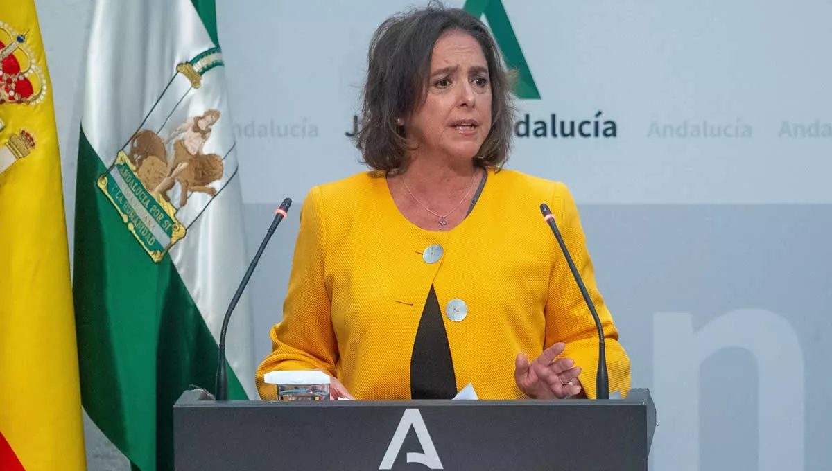 Catalina García durante una rueda de prensa (Fuente: EP)