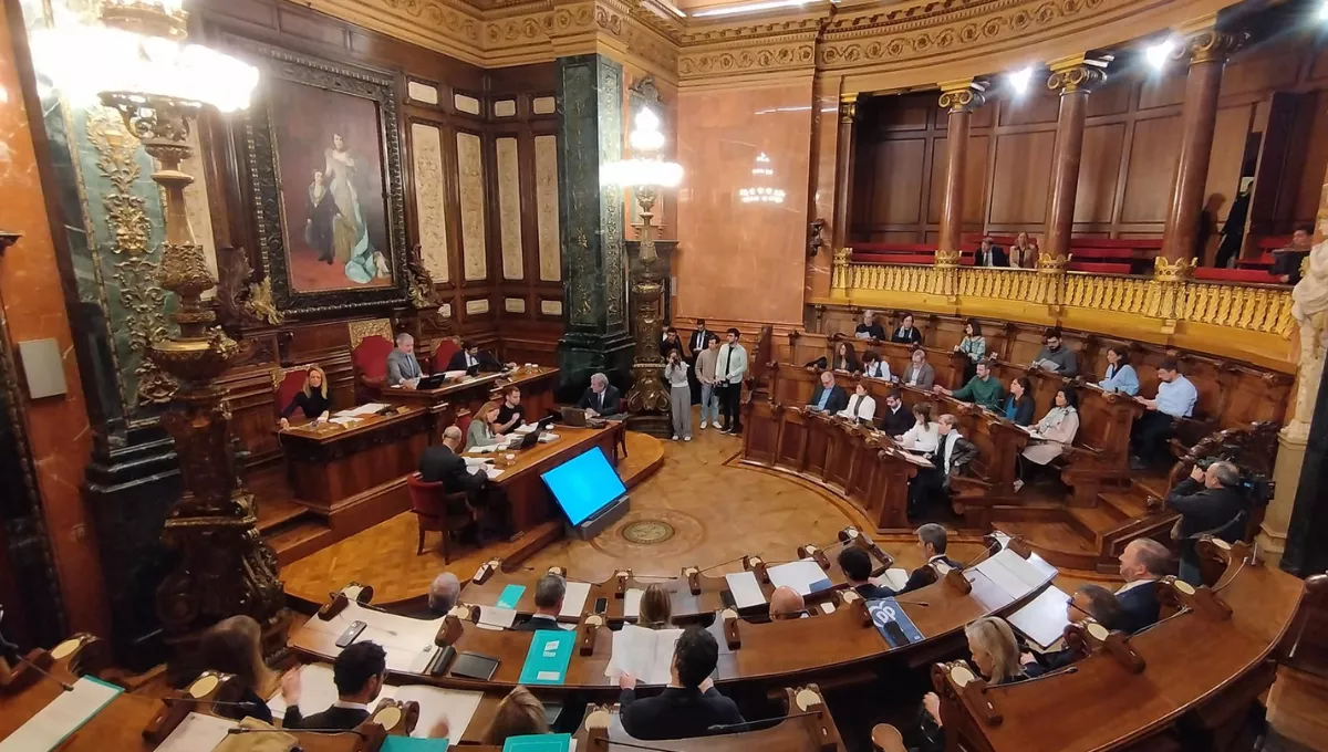 Pleno del Ayuntamiento de Barcelona. (EP)