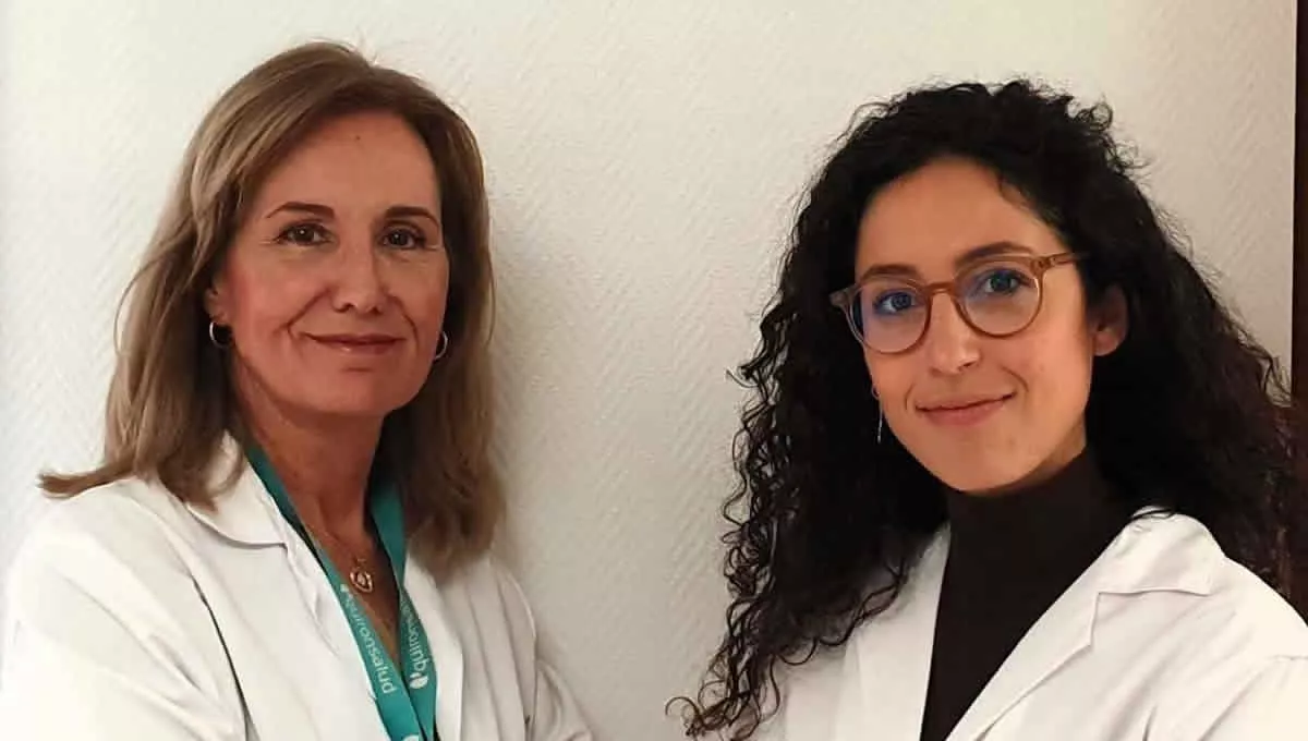 La Dra. Arancha Moreno y Elena Lerma (Foto: Quirónsalud)