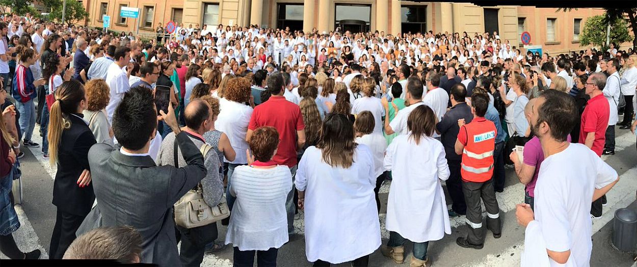 Según la Generalitat, el 75% de los sanitarios secundó la huelga general del pasado 3 de octubre