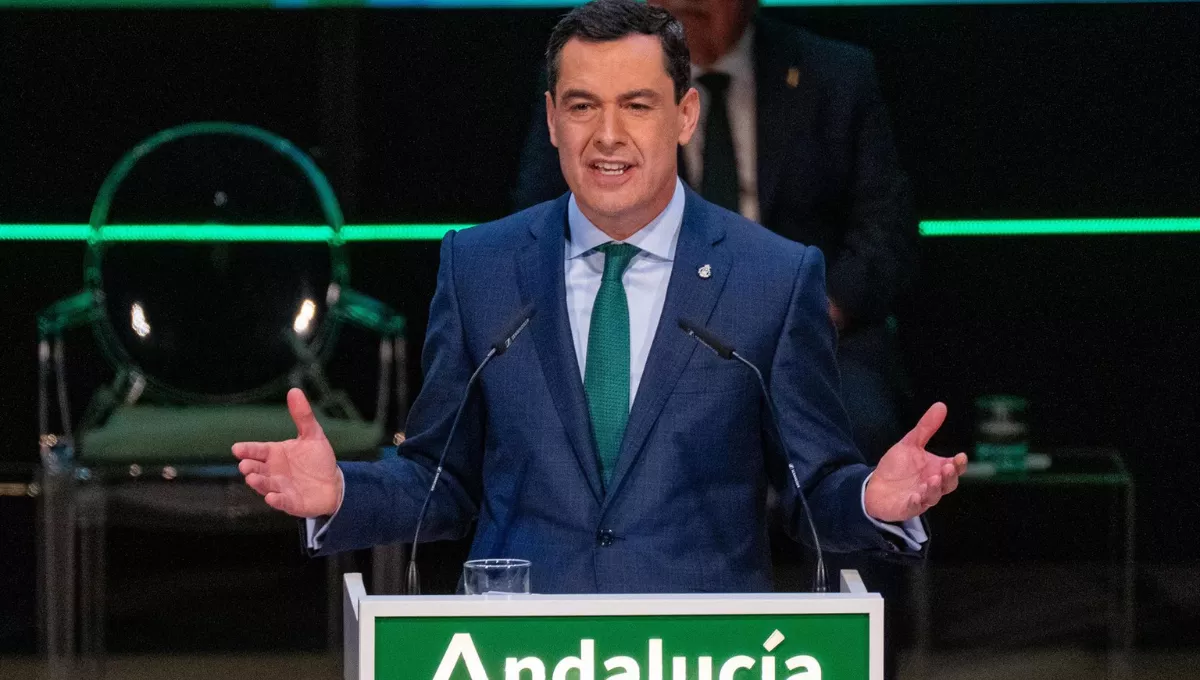 El presidente de Andalucia, Juanma Moreno. (EP)