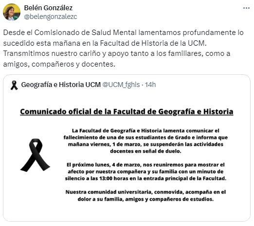 Belén González twitter (Foto. X)