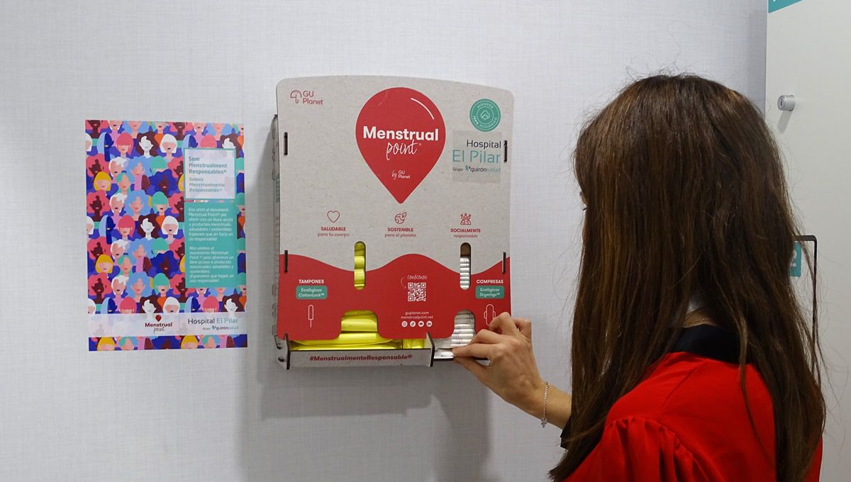 El Hospital El Pilar incorpora dispensadores de productos menstruales (Foto: Quirónsalud)