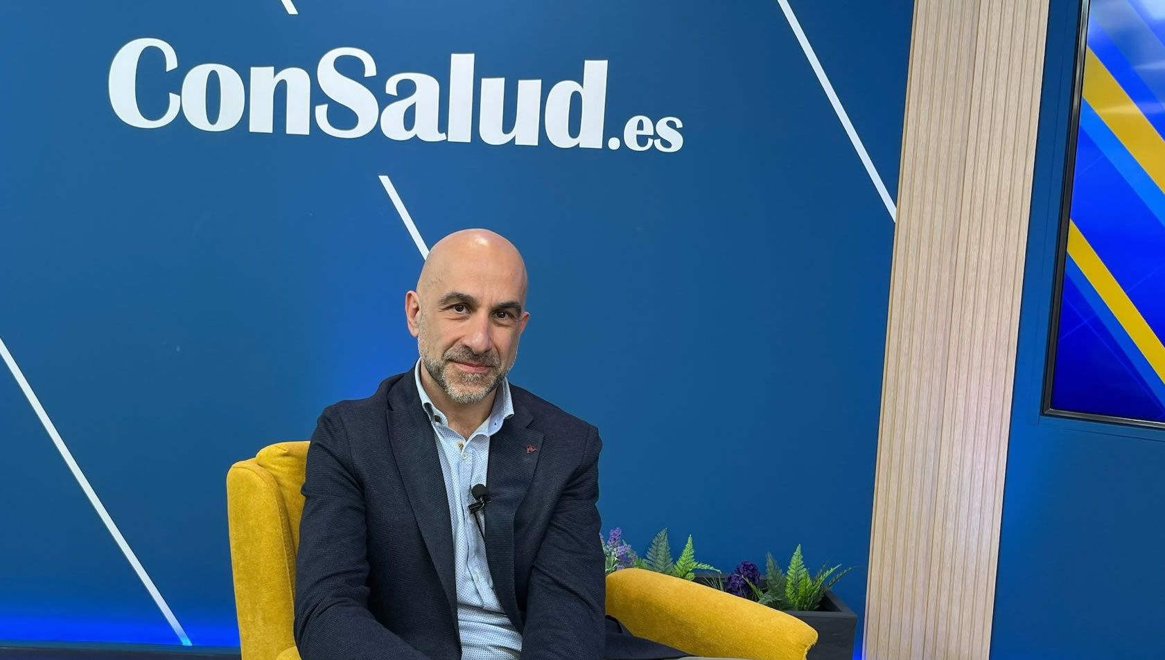 Jordi Farrés, en el pletó de ConSalud TV