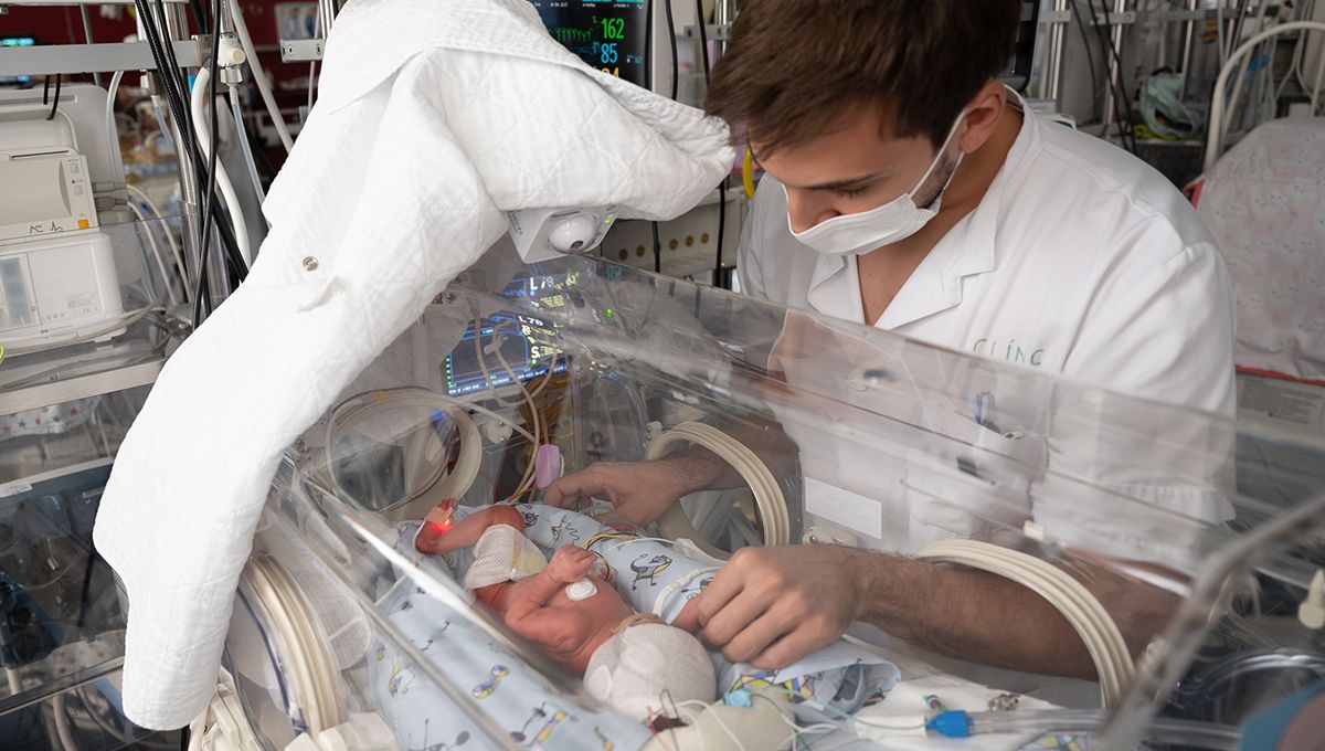 UCI de neonatos del Hospital Clínic de Barcelona (Foto. Clínic de barcelona)