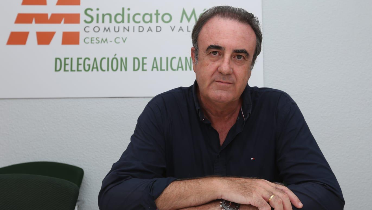 El secretario general de CESM CV, Víctor Pedrera, atiende a ConSalud.es. (CESM)