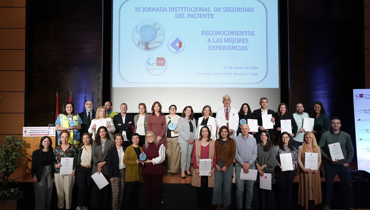 Premios mejores prácticas para avanzar en la seguridad de los pacientes (Foto. Comunidad de Madrid)