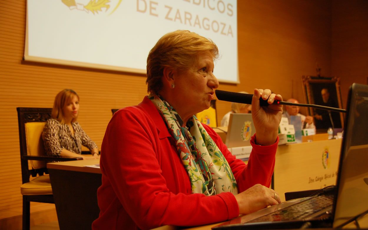 Concepción Ferrer, presidenta electa del Colegio de Médicos de Zaragoza.