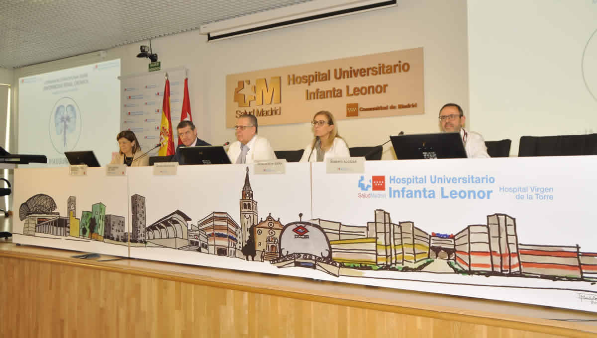 I Jornada multidisciplinar sobre enfermedad renal crónica celebrada en el Infanta Leonor. (Foto: HU Infanta Leonor)