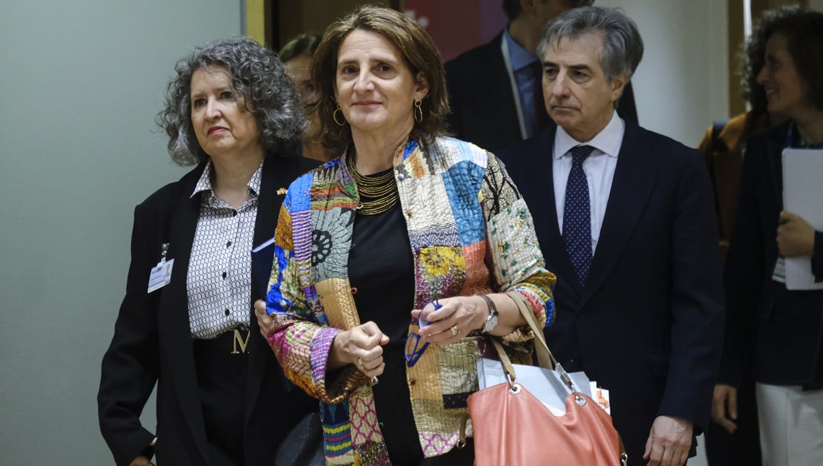 Teresa Ribera en el Consejo de Medio Ambiente (Foto: Consejo Europeo)