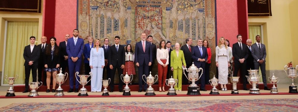 Galardonados en los Premios Nacionales del Deporte, entregados por SS. MM. los Reyes de España (Foto. CSD)