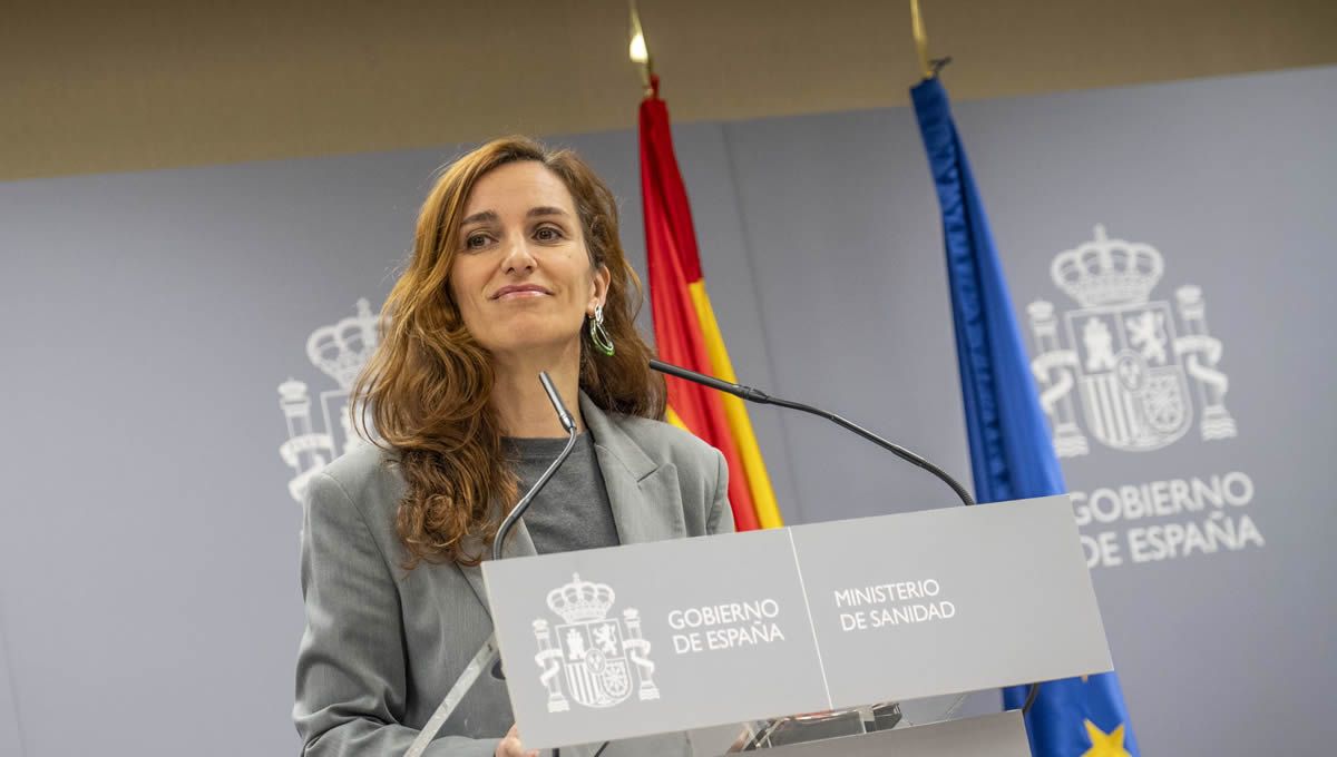 Mónica García, en rueda de prensa (foto: Sanidad)