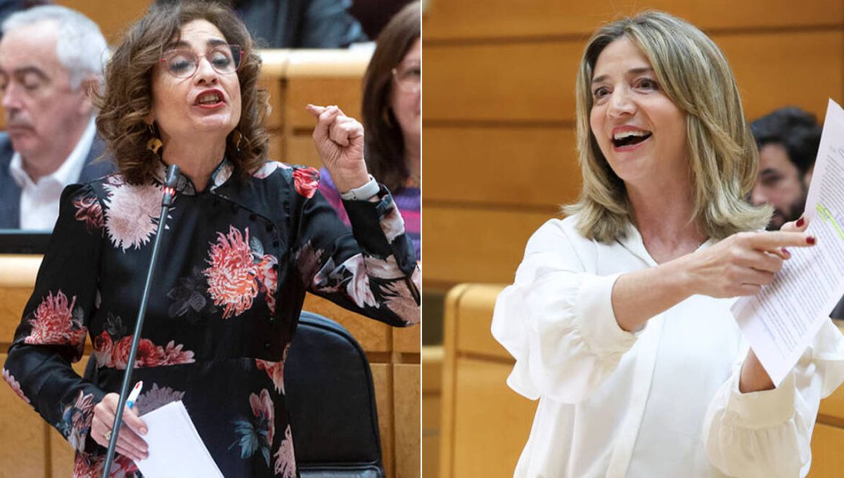 María Jesus Montero contesta a Alicia García en el Senado