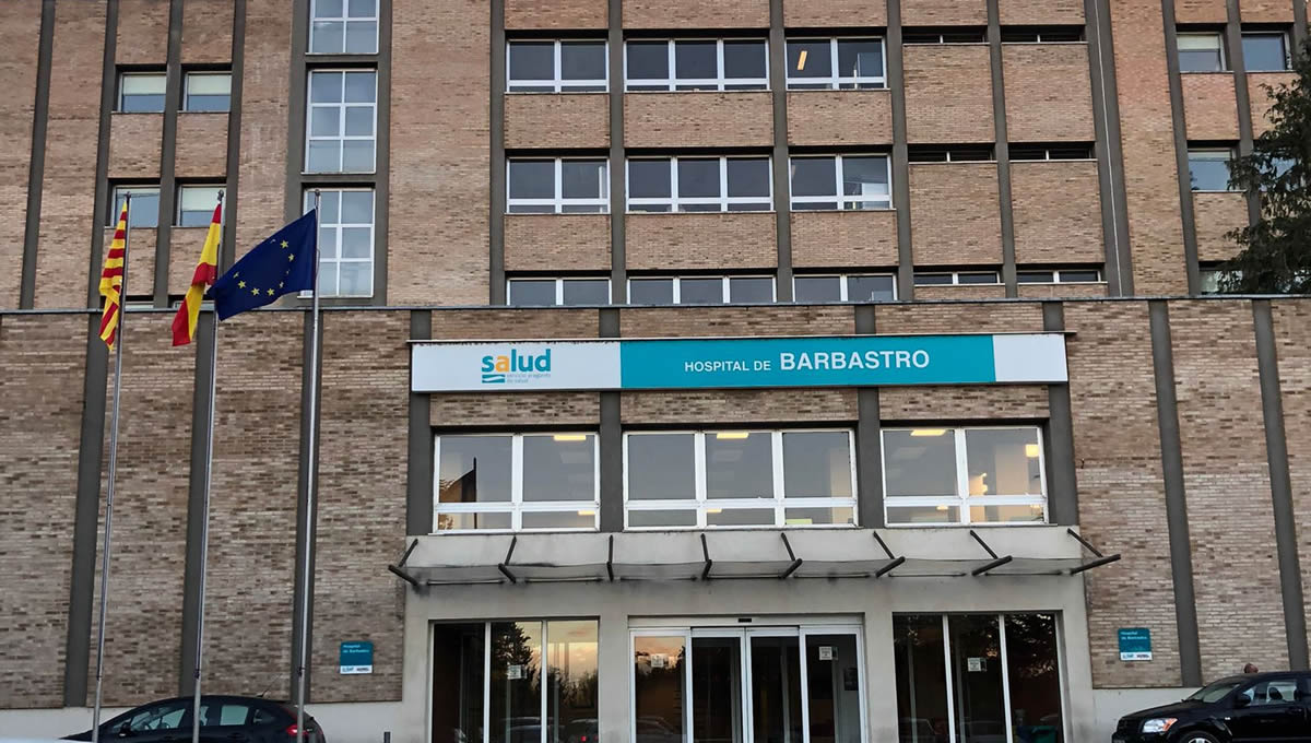 Hospital de Barbastro, una de las tres localidades de España que no ha conseguido adjudicar ninguna plaza MIR de Medicina de Familia en 2024 (FOTO: PSOE de Huesca)