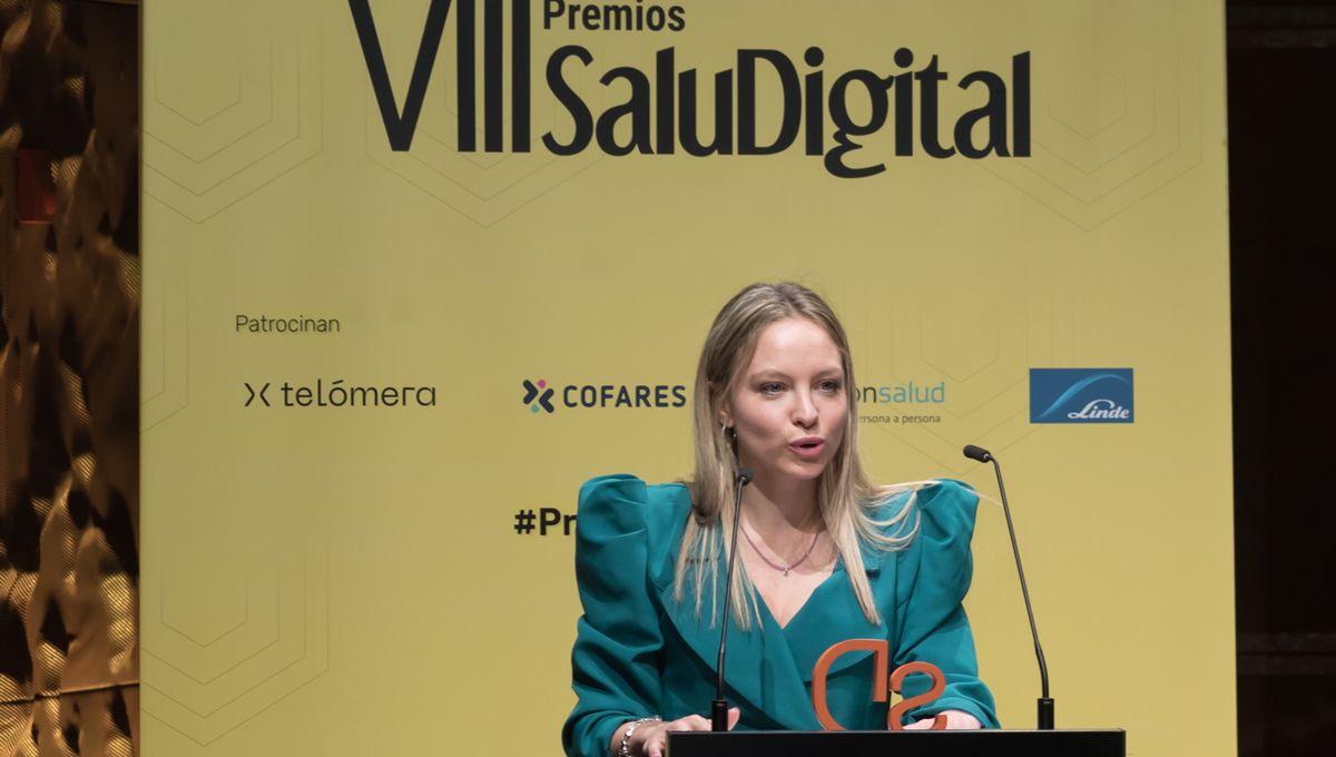 María Fernández Martínez, de la subdirección de Enfermería en Salud Responde de la Junta de Andalucía, gana en la categoría Iniciativa Pública en Salud Digital