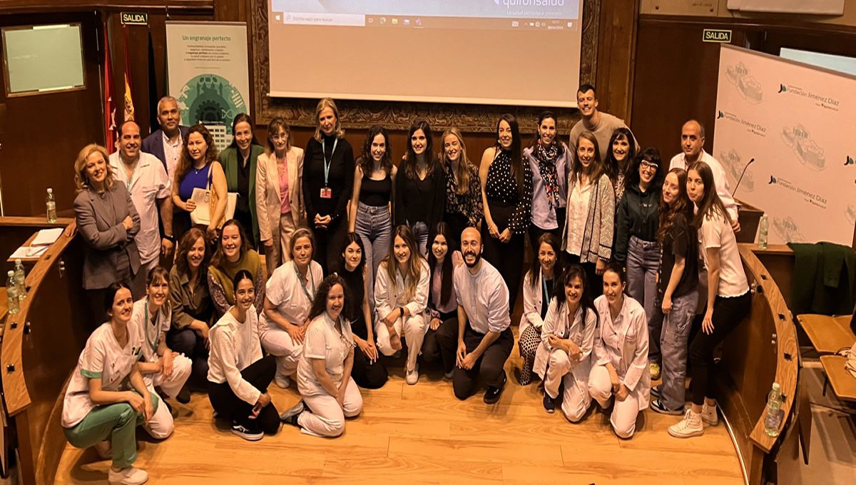 Organizadores y ponentes de la jornada de enfermería (Foto: Fundación Jiménez Díaz)
