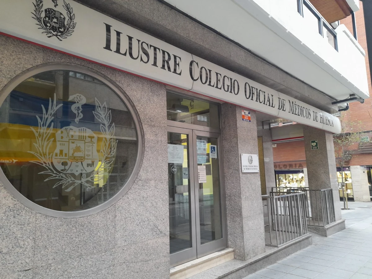 Colegio de Médicos de Huesca, provincia que ha ofertado14 plazas MIR de Familia en 2024 (FOTO: Colegio de Médicos de Huesca)