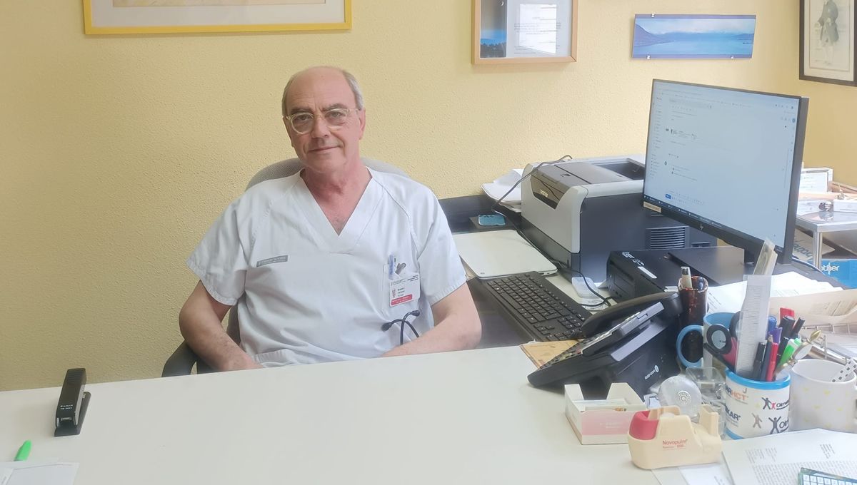 El Dr. Eusebi Chiner, director del área SerparPacientes de la Sociedad Española de Neumología y Cirugía Torácica (Foto. Cedida)